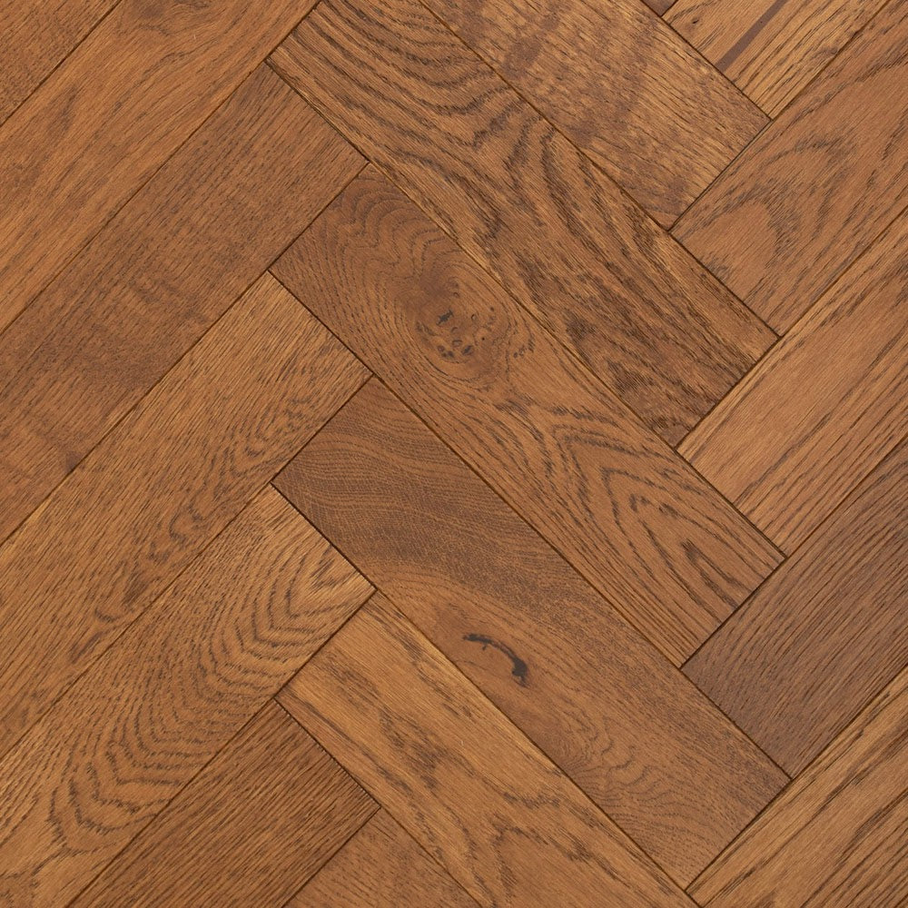 Lusso Capri Harbor Oak Herringbone Engineered Wood Flooring