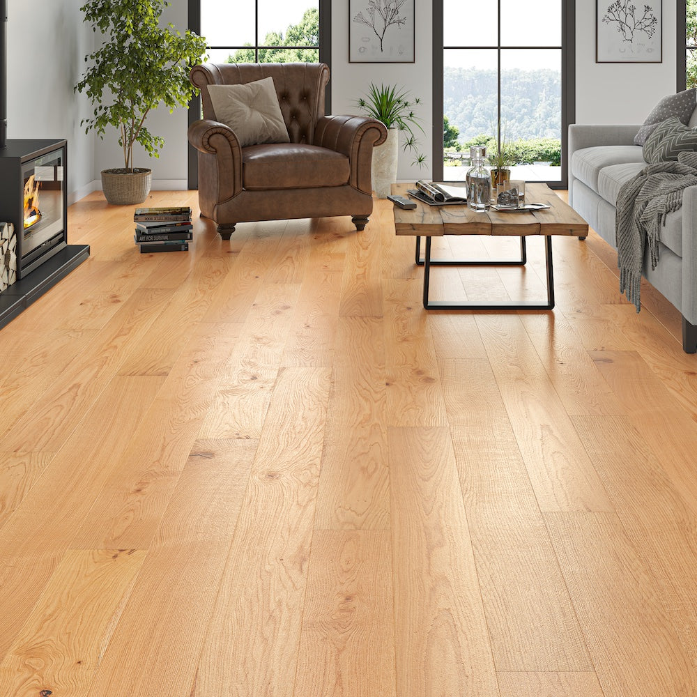 Lusso Capri Havenwood Oak Engineered Wood Flooring - (SAMPLE)