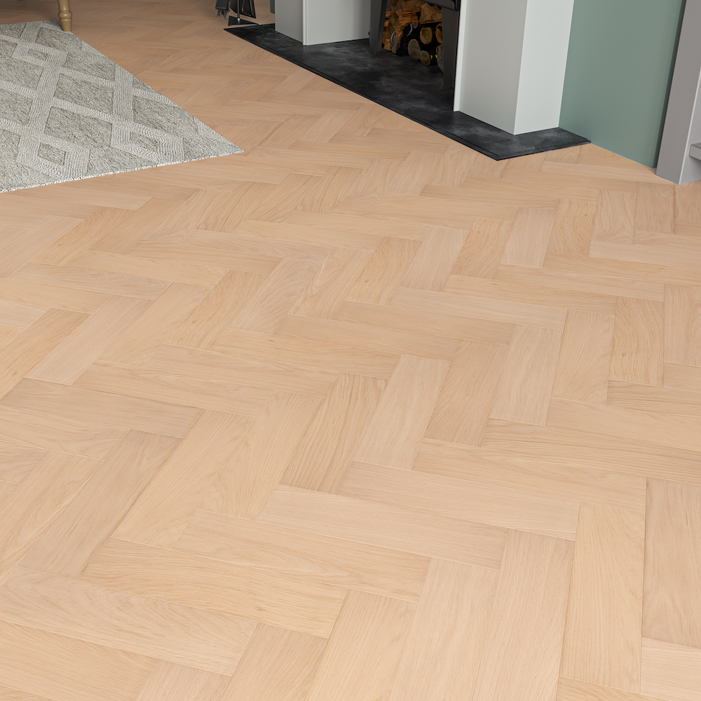 Lusso Capri Origin Oak Herringbone Engineered Wood Flooring