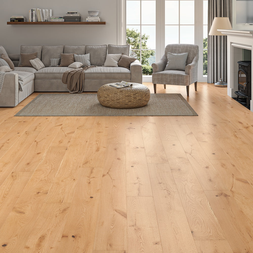 Lusso Capri Shire Oak Engineered Wood Flooring - (SAMPLE)
