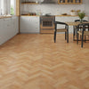 Carrara Luxe Brushed & Oiled Oak Herringbone Engineered Wood