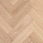Lusso Carrara Luxe Unfinished Oak Herringbone Engineered Wood Flooring