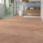 Lusso Ercolano Wildscape Oak Herringbone SPC Click Vinyl Flooring - (SAMPLE)