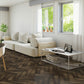 Lusso Ferrara Noble Oak Herringbone Glue Down LVT Vinyl Flooring - (SAMPLE)