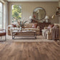 LVT flooring in Aged Oak — 228.6mm wide, 2.5mm thick