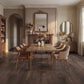 LVT flooring in Dark Roast — 228.6mm wide, 2.5mm thick