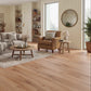 LVT flooring in Honey Stone — 228.6mm wide, 2.5mm thick