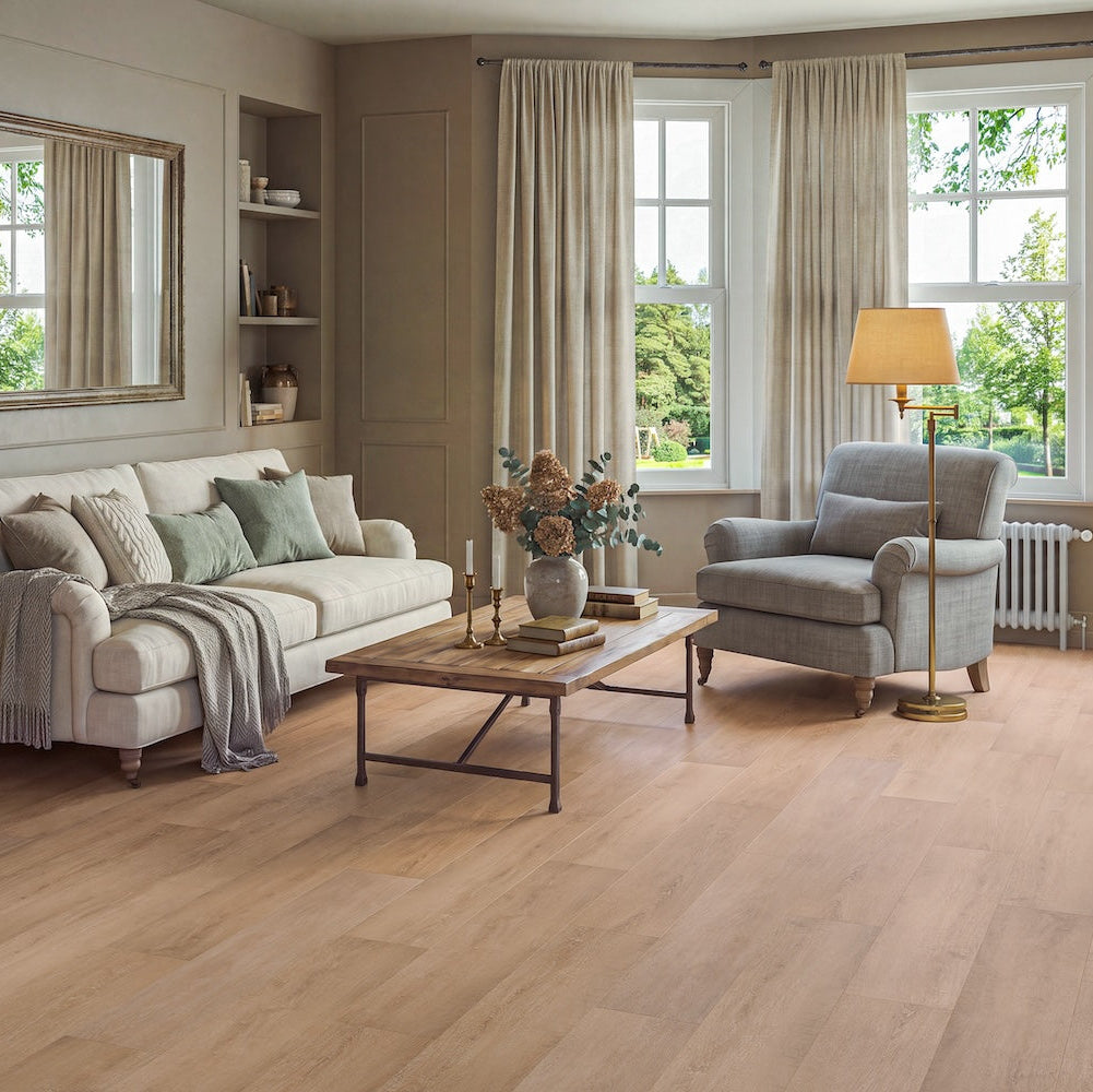 Lusso Flooring Coastal LVT Plank — Warm Sand - (SAMPLE)