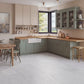 LVT Tile flooring in Calacatta White — 228.6mm wide, 2.5mm thick