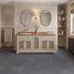 LVT Tile flooring in Westmorland Slate — 228.6mm wide, 2.5mm thick