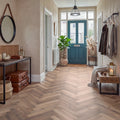 Lusso Flooring Harbour LVT Herringbone — Aged Oak