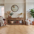 Lusso Flooring Harbour LVT Herringbone — Amber Grain
