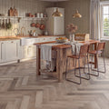 Lusso Flooring Harbour LVT Herringbone — Driftwood