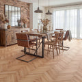 Lusso Flooring Harbour LVT Herringbone — Honey Stone