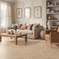 LVT Herringbone flooring in Nordic Frost — 76.2mm wide, 2.5mm thick