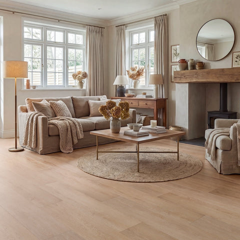 Lusso Flooring Village LVT Plank — Warm Sand