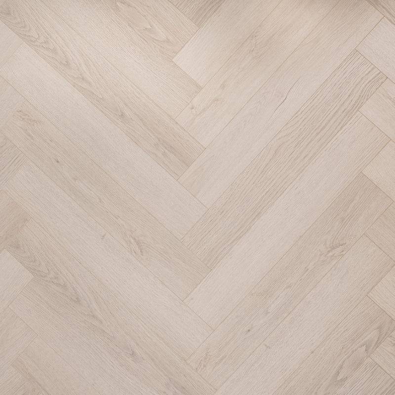 Milan 12mm Dulwich Oak Herringbone Laminate Flooring