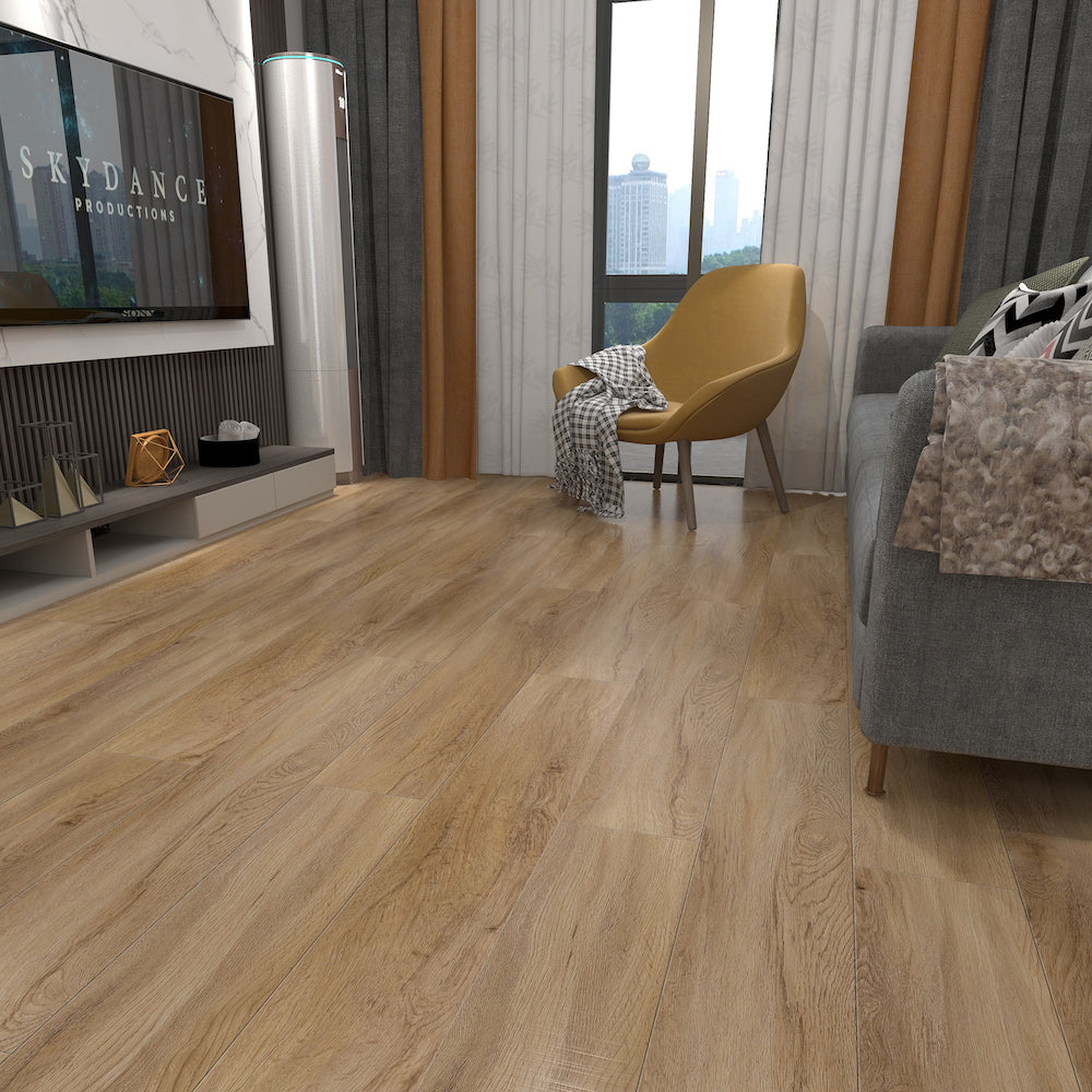 Lusso Matera Plank English Oak Click Luxury Vinyl Flooring - (SAMPLE)