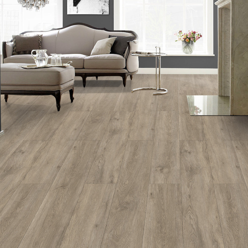 Lusso Matera Plank Pebble Grey Oak Click Luxury Vinyl Flooring - (SAMPLE)