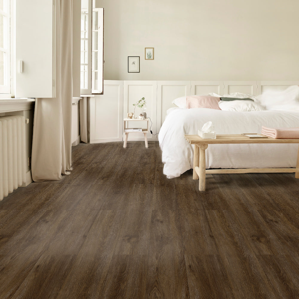 Lusso Matera Plank Smoked Oak Click Luxury Vinyl Flooring - (SAMPLE)