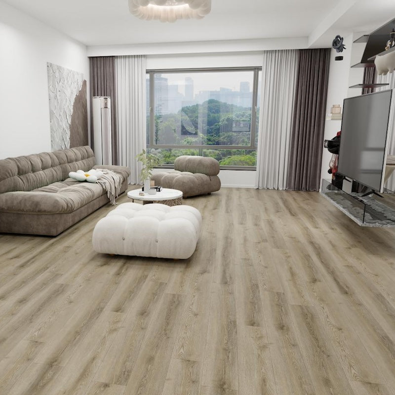 Lusso Naples Mulled Oak Glue Down LVT Vinyl Flooring