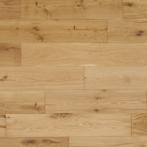 Lusso Uniqo Natural Brushed & Lacquered Engineered Oak Flooring