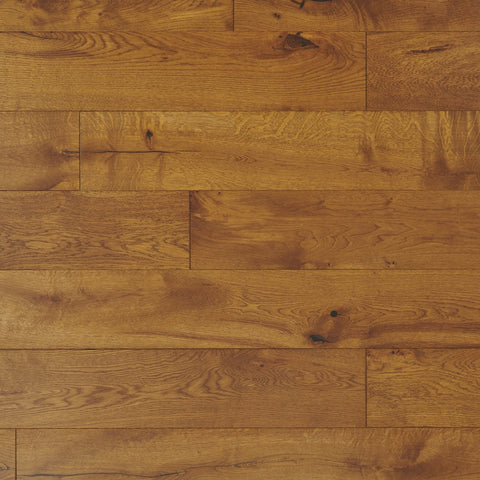Lusso Novara Luxe Golden Brushed UV Oiled Oak Engineered Wood Flooring
