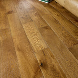 Lusso Novara Luxe Golden Brushed UV Oiled Oak Engineered Wood Flooring