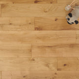 Lusso Novara Luxe Natural Brushed UV Oiled Oak Engineered Wood Flooring