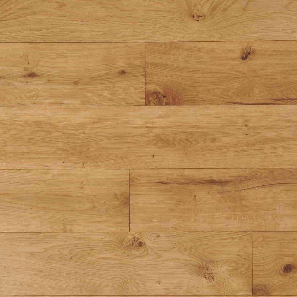 Lusso Novara Luxe Natural Brushed UV Oiled Oak Engineered Wood Flooring