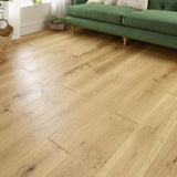 Lusso Novara Luxe Natural Brushed UV Oiled Oak Engineered Wood Flooring