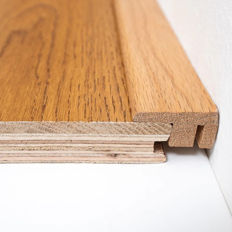 Lusso Oiled Solid Oak End Profile - SS5