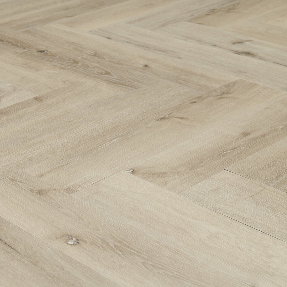 Lusso Portofino Herringbone Featured Spruce SPC Click Vinyl Flooring