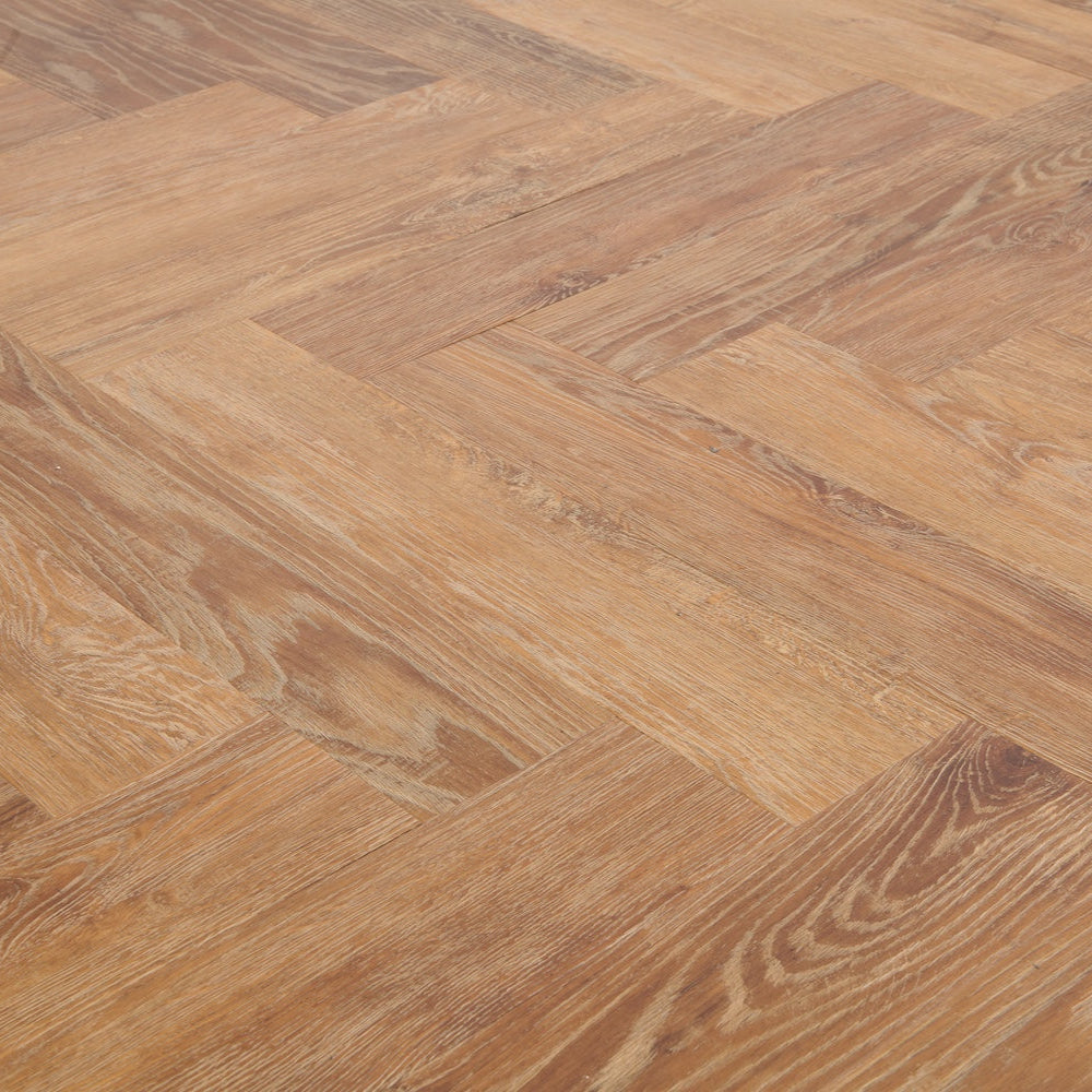 Lusso Portofino Herringbone Norwegian Oak SPC Click Vinyl Flooring