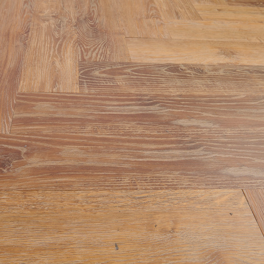 Lusso Portofino Herringbone Norwegian Oak SPC Click Vinyl Flooring