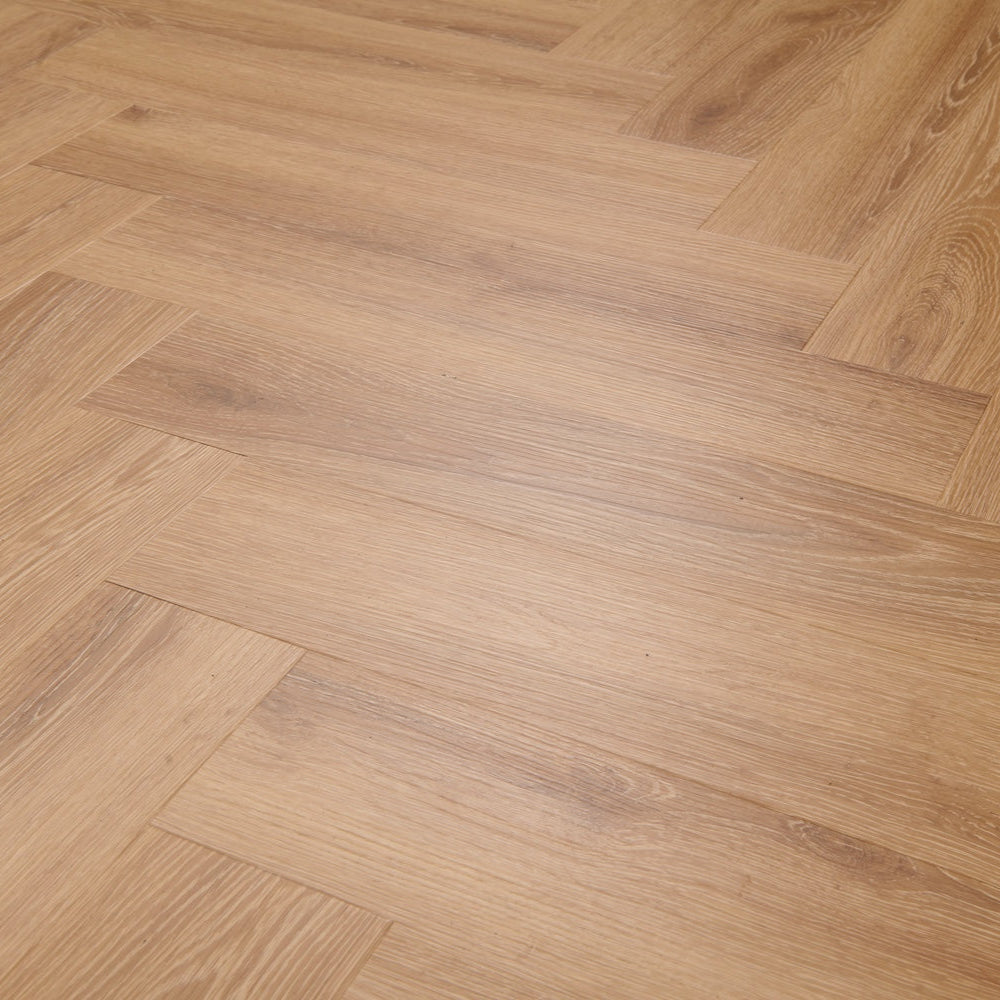 Portofino Herringbone Sunshine Oak SPC Click Vinyl | 118mm | 5mm | UK
