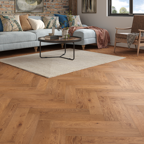 Lusso Rome Xtra Smoked Brushed & Lacquered Engineered Oak