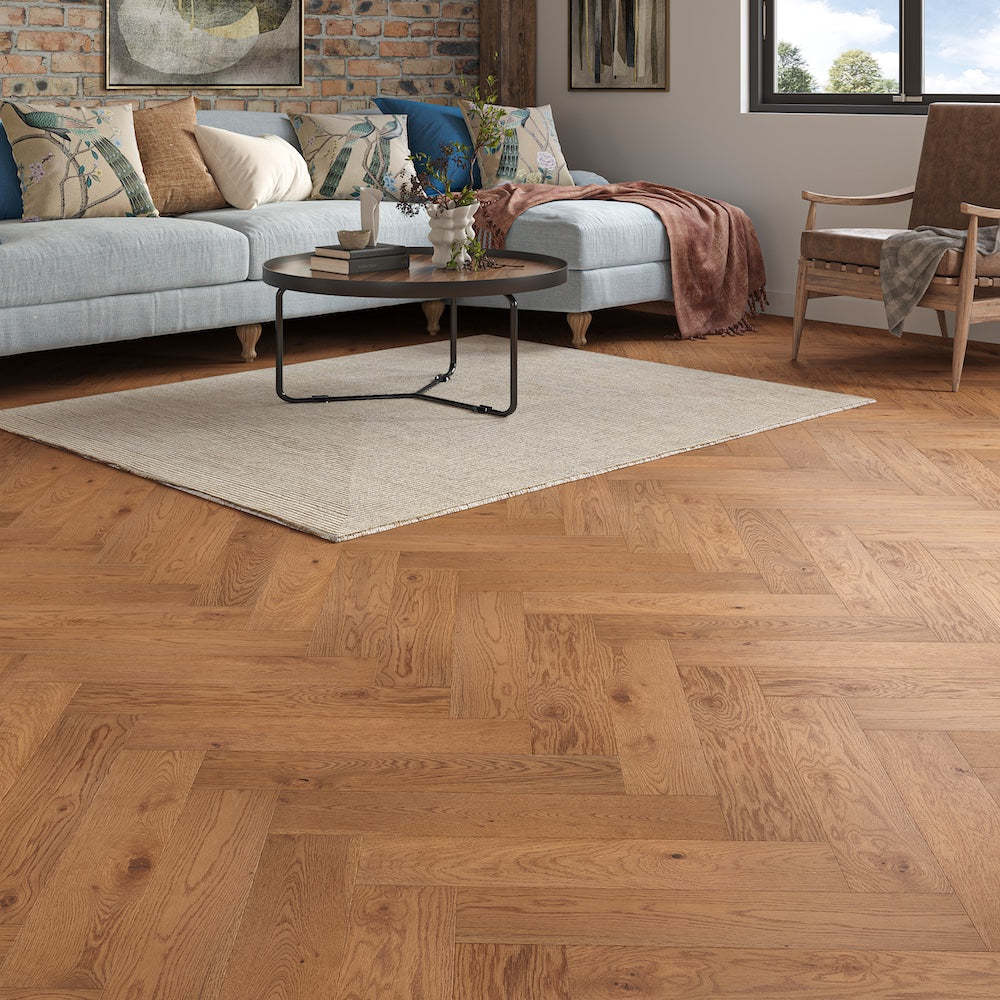 Lusso Rome Xtra Smoked Brushed & Lacquered Engineered Oak - (SAMPLE)