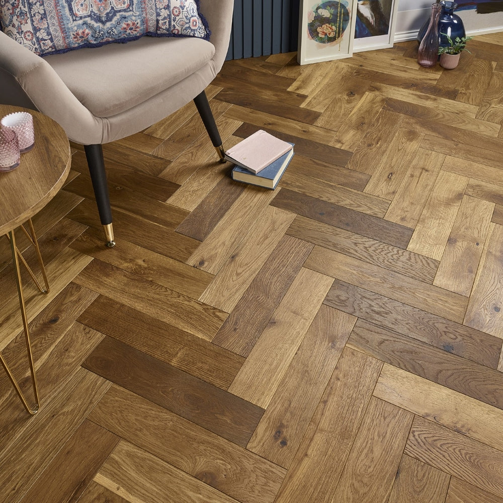 Lusso Rome Xtra Smoked Brushed & Lacquered Engineered Oak