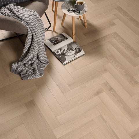 Lusso Siena Esbjerg Herringbone Laminate Flooring 12mm