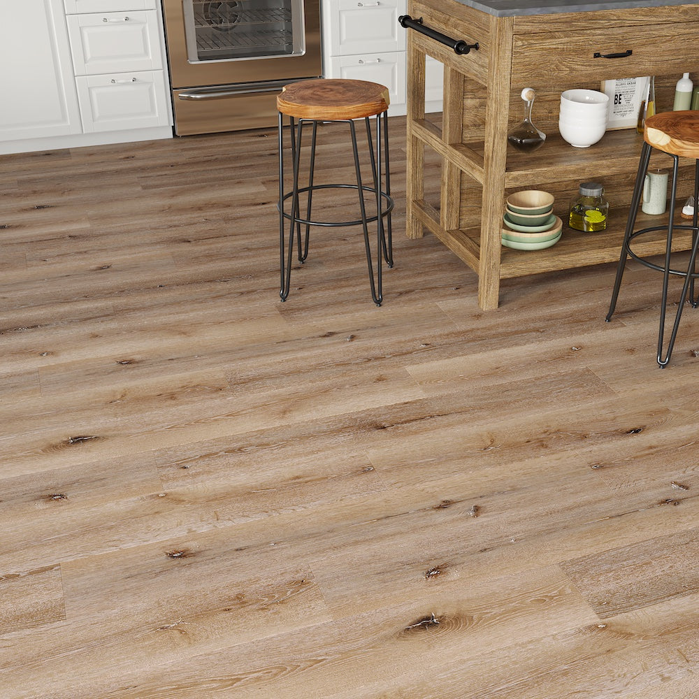 Taranto Meadowbrook Oak SPC Click Vinyl Flooring - (SAMPLE)