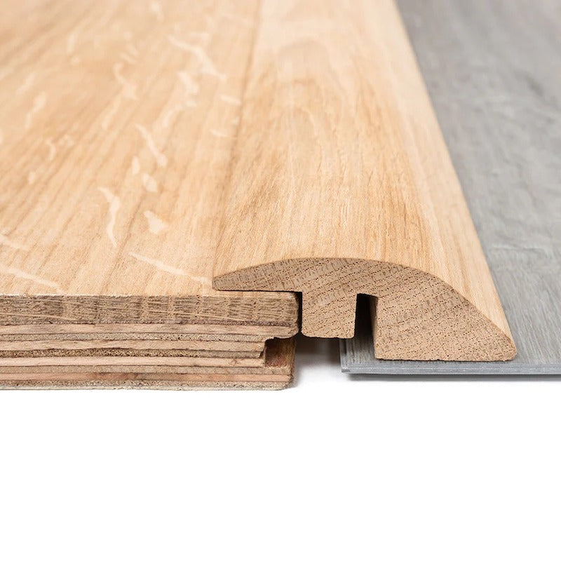 Oak Ramp Lusso Carrara Luxe Unfinished Oak Herringbone Engineered Wood Flooring