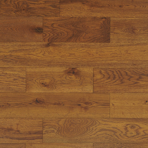 Lusso Uniqo Golden Brushed & Lacquered Engineered Oak Flooring