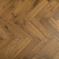 Lusso Uniqo Herringbone Golden Brushed & Lacquered Engineered Oak