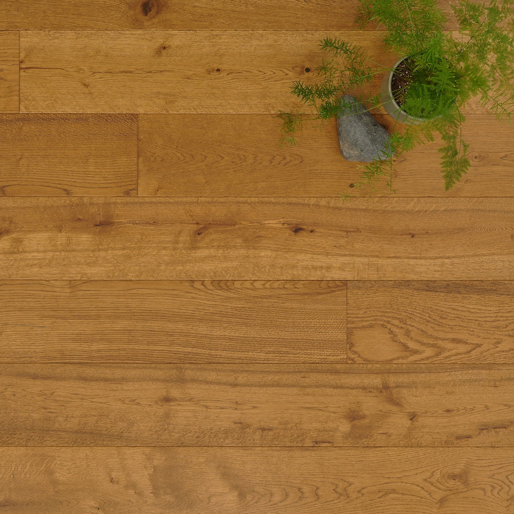 Lusso Venice Luxe Golden Oak Brushed & Lacquered 20/6mm Engineered Oak