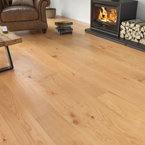 Lusso Venice Luxe Natural Oak Brushed & Oiled 20/6 mm Engineered Wood Flooring