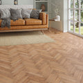 Lusso Venice Worn Oak Herringbone Engineered Wood Flooring
