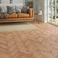Venice Worn Oak Herringbone Engineered Wood Flooring - (SAMPLE)