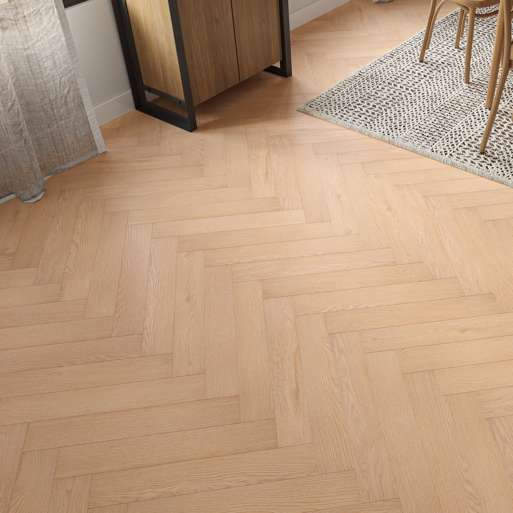 Milan 12mm Clapham Oak Herringbone Laminate