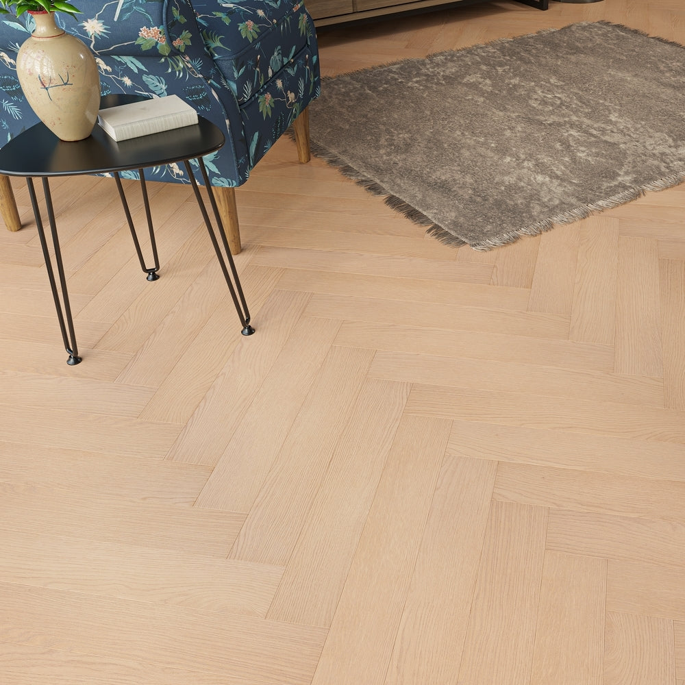 Prato 8mm Clapham Oak Herringbone Laminate